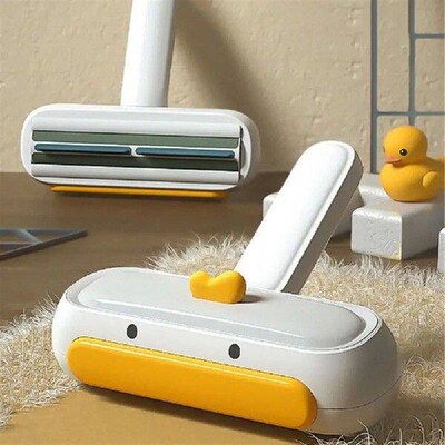 Creative Little Duck Pet Sticky Hair Remover Plastic