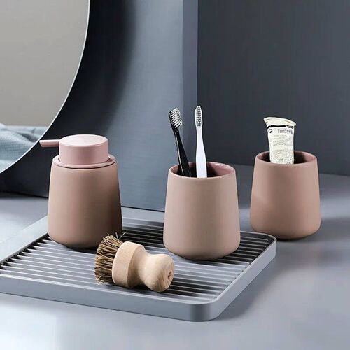 Ceramic Matte Soap Dispenser Lotion Dispensing Bottle Lovers