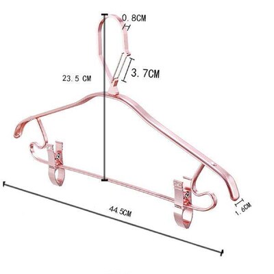 Trouser Hangers With Removable Clip Durable Space Saving