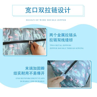 Yiwu luggage clothes storage bag super capacity portable