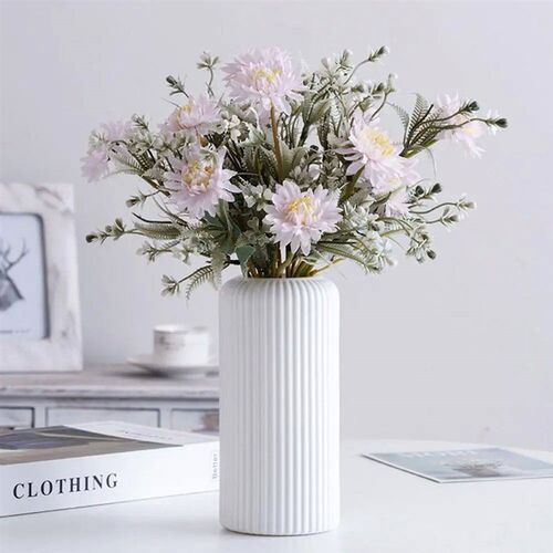 Vase Decor  Practical Imitation Rattan Flower Vase Centrepie