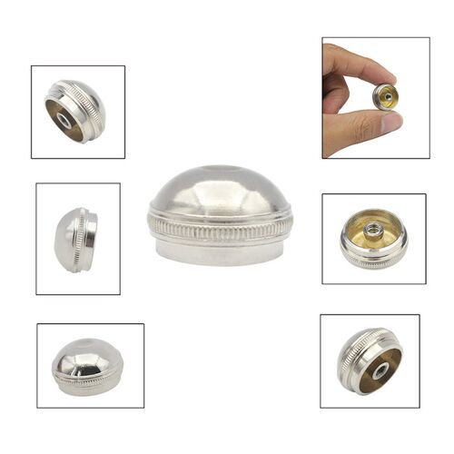 Flute head screw cap nut Silver flute head plug screw Woode
