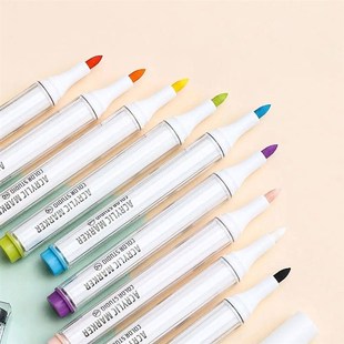 9-Colors Marker Pen Stackable Color Art Stationery Acrylic P