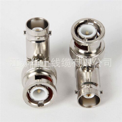 5x BNC Male to 2Female Plug RF Coaxial T Adapter w BNC Conne