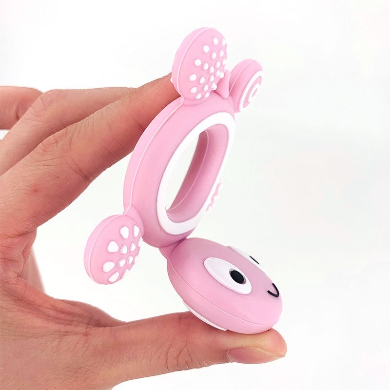 Silicone Baby Teethers Turtle 1PC Food Grade Tortoise Silico - 实物图