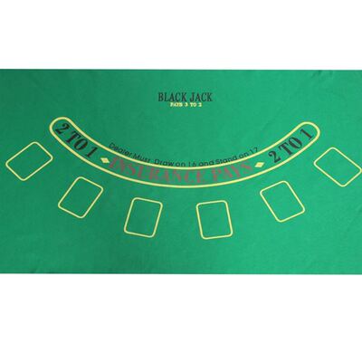Texas Holdem Poker Table Cover Cloth (Green)90*60cm