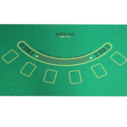 Texas Holdem Poker Table Cover Cloth (Green)90*60cm