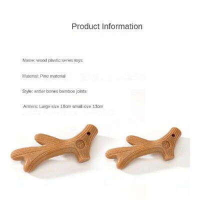 Chew Toys Indestructible Tough Durable Wood Plastic Log