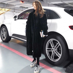 New Women Autumn Winter Furry Warm Fur Outerwear Fashion Loo
