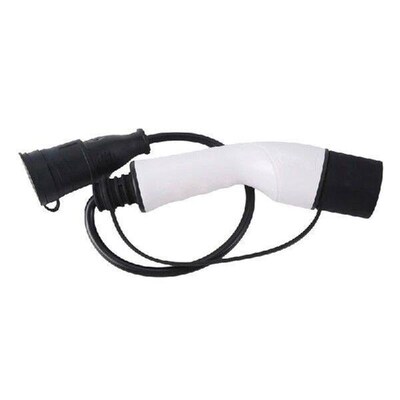 EV Connector 16A Type 2 Male Plug to Schuko Socket EV