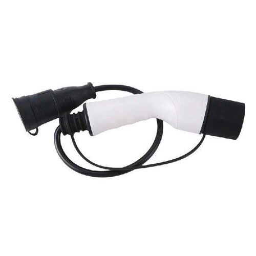 EV Connector 16A Type 2 Male Plug to Schuko Socket EV