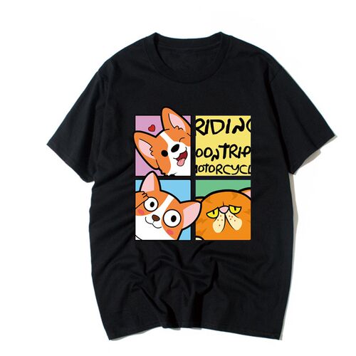 Boys Summer Cotton Tee Trendy Kids Tshirt for Middle Big Boy