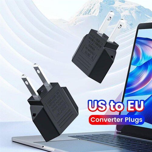 US Japan China Travel Plug Adapter European EU To US JP Powe