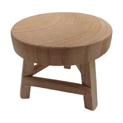 Wooden Stool for Plant Planter Tray Plant Stool for Office