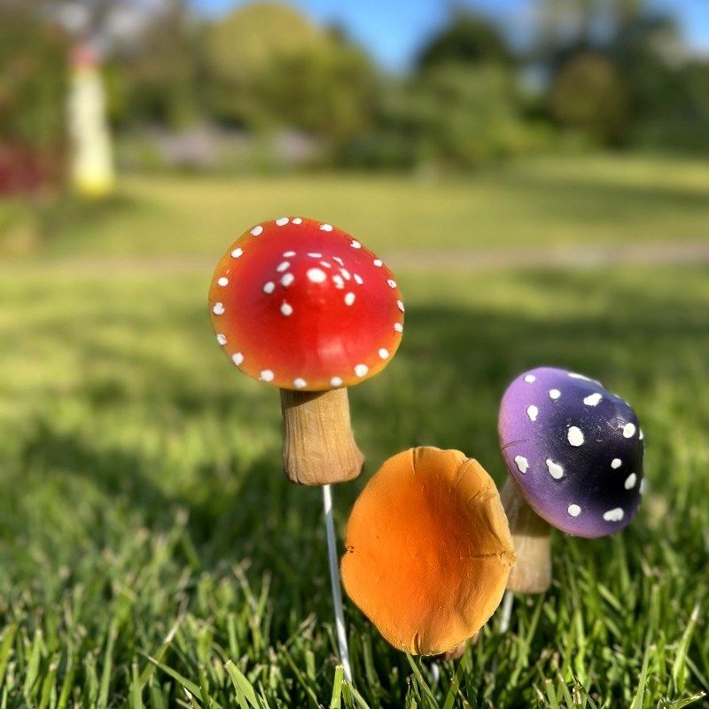 仿真小蘑菇多肉花盆点缀装饰品花园庭院阳台盆景微景观树脂摆件,家居饰品,户外/庭院摆件,淘宝优惠券,粉丝福利购,淘宝优惠卷