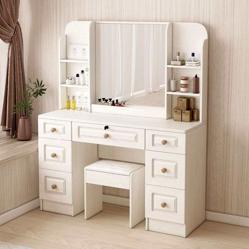 梳妆台卧室现代简约梳妆台镜子化妆桌小户型梳妆台收纳盒迷你网红,3C数码配件,其它配件,淘宝优惠券,粉丝福利购,淘宝优惠卷