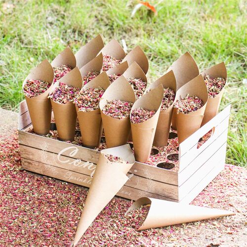 Wedding confetti cones holder support Wedding Decoration Ros