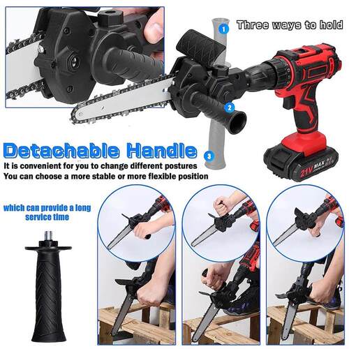 6-Inch Electric Drill Conversion Electric Chain Saw Adapter