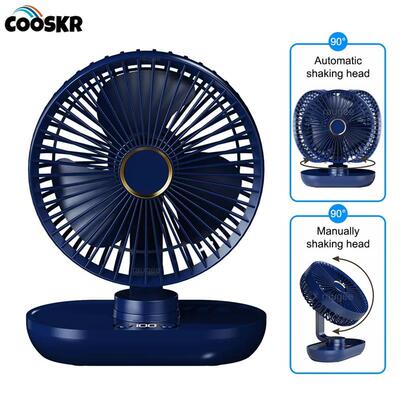 Portable Fan USB Rechargeable Desk Fan 5 Speeds Wireless Ele