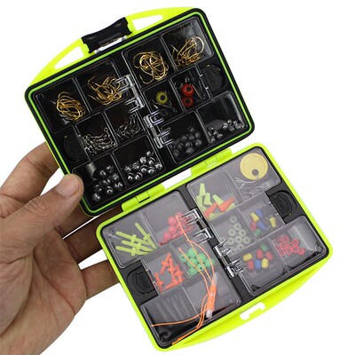 Fishing Tackle Boxes Kit 24 Kinds Fishing Hooks Multifunctio