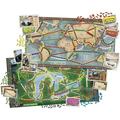 Ticket to Ride Rails & Sails Board Game English Family Multi
