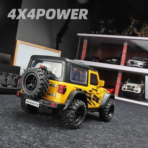 Off-Road 7 Door for Wrangler Diecast Toy Car Model, 1/32 Sca