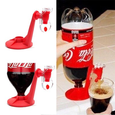 Inverted Coke Bottle Water Dispenser Switch Beverage Drinker