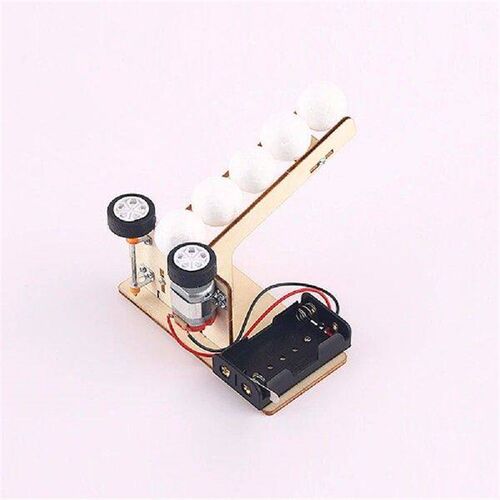 DIY Electric Ball Pitching Materials Wooden School Projects