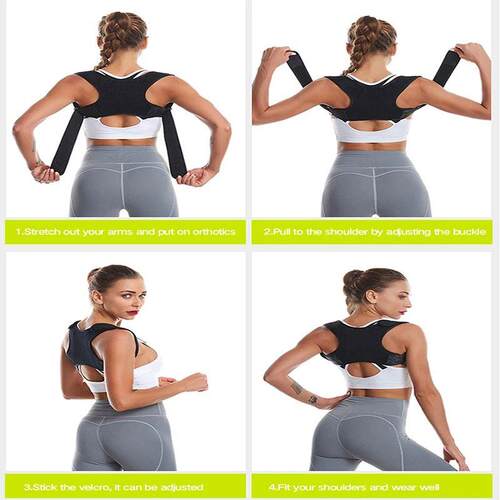 Adjustable Posture Corrector  Back Brace Shoulder Support Co