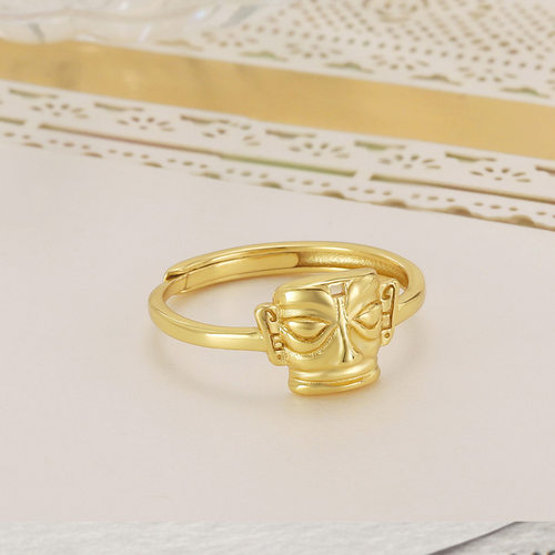 Newly Arrived Ethnic Artist Women Ring Human Face Abstract G