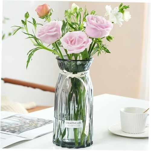 Nordic Home Decor Glass Vase Living Room Decoration Flower V