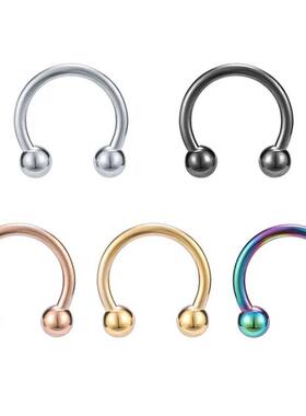 1pc 316L Stainless Steel Lip Rings Studs Labret Piercing