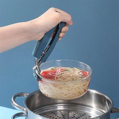 Serrated Anti-scalding Clip Bowl Dish Clamp Stainless Steel