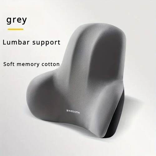 1pc Memory Foam Seat Cushion Set - 2-in-1 Lumbar & Seat Pill