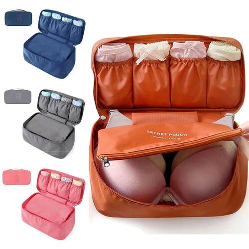 Portable Travel Storage Bag Multi-function Bra Underwear Org