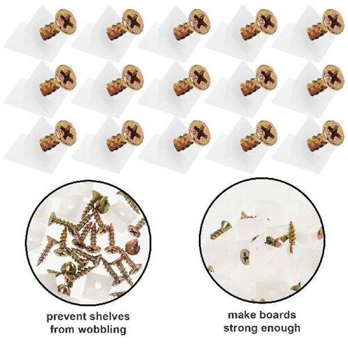 50pcs 45 Angle Code Drawer Wedges Bracket Dress Drawer