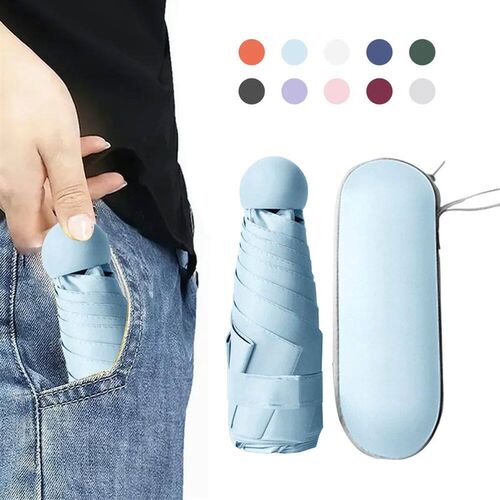 Compact Lightweight Portable Folding Waterproof Umbrella Wit