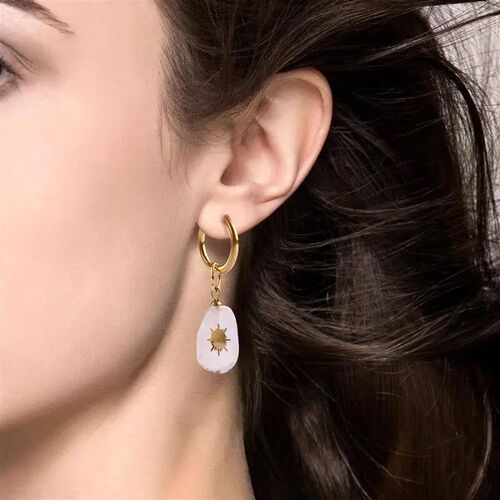 10pcs Stainless Steel Small Hoops Earring Piercing Ear Carti