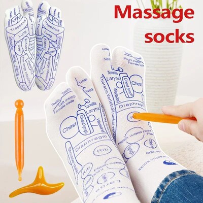 Foot Massage Acupressure Socks Relieve Tired Feet Socks Acup