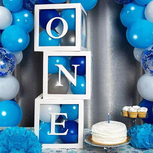 Custom Name Letter Baby Shower Box Birthday Wedding Balloon