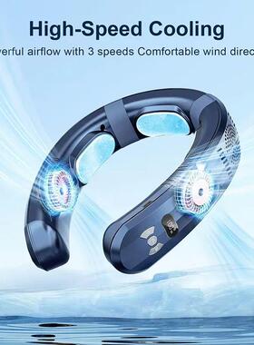 New Hanging Neck Fan Wearable Air Conditioner USB Rechargeab