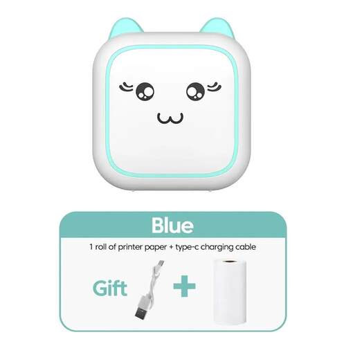 Mini Printer Portable Label Self-adhesive er Color Thermal P