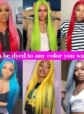 360 Transparent Lace Frontal Wigs Pre Plucked Brazilian Remy