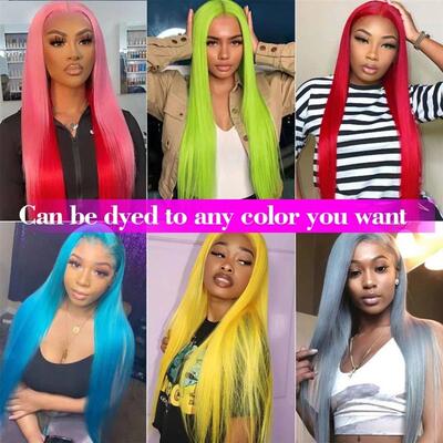 360 Transparent Lace Frontal Wigs Pre Plucked Brazilian Remy