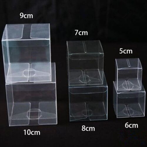 Square Clear PVC Boxes Gift Packaging Box for Candy/Chocolat
