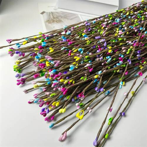 27/47pcs Easter & Spring Artificial Berry Stems with Flowers