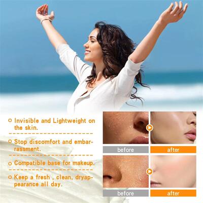 Face Antiperspirant Cream Odor Cleaning Skin Drying Oil Cont