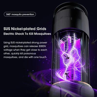 Mosquito Killer Lamp Insect Fly Trap Camping Lantern USB Tim