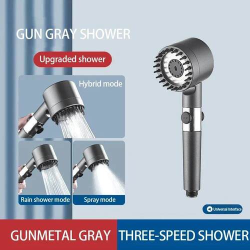Hgh Pressurzed Flter Shower Head 3-mode djustable Spray wth