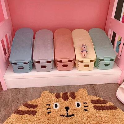7 Pcs Minimalist Modern Shoe Rack Shoe Storage Rack Double-L